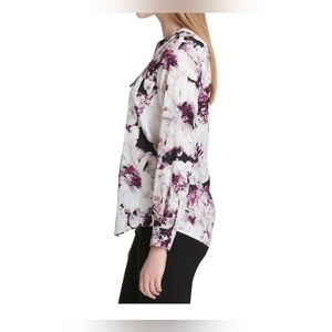 Calvin Klein Collection Printed Long sleeve blouse